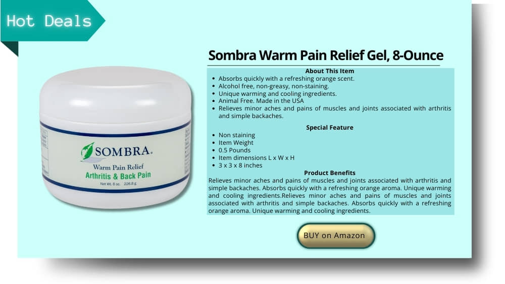 Sombra Warm Pain Relief Gel, 8-Ounce