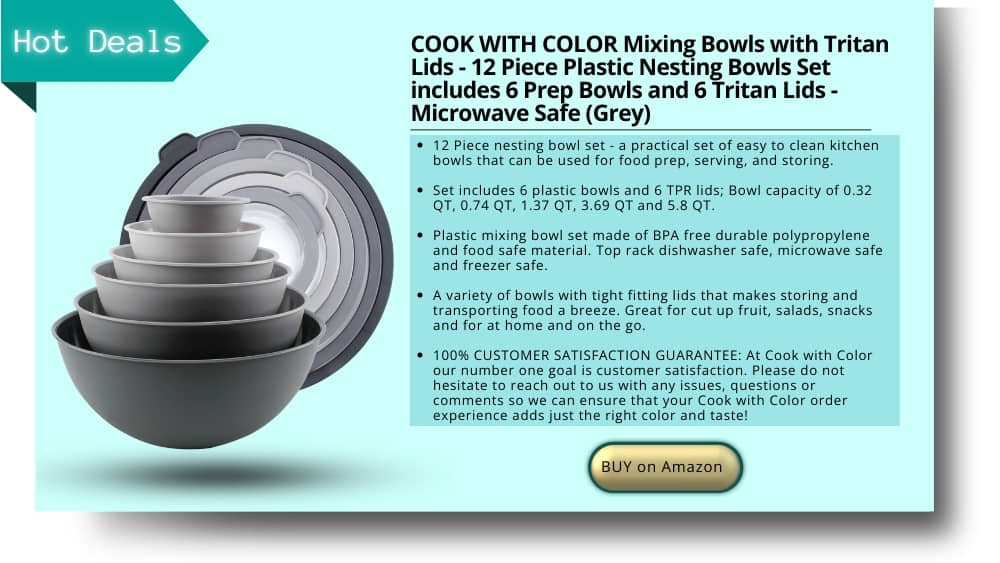 COOK WITH COLOR Mixing Bowls 