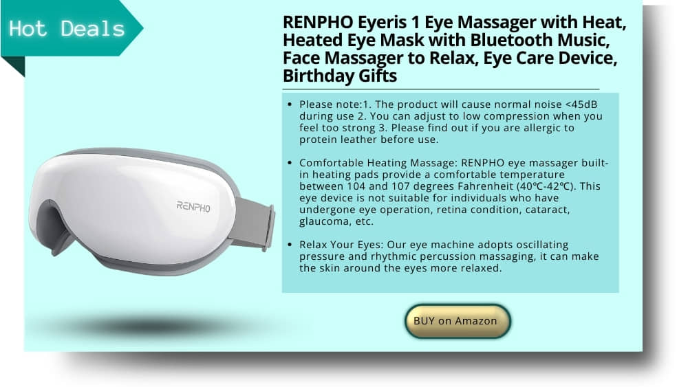 Eyeris 1 Eye Massager with Heat 