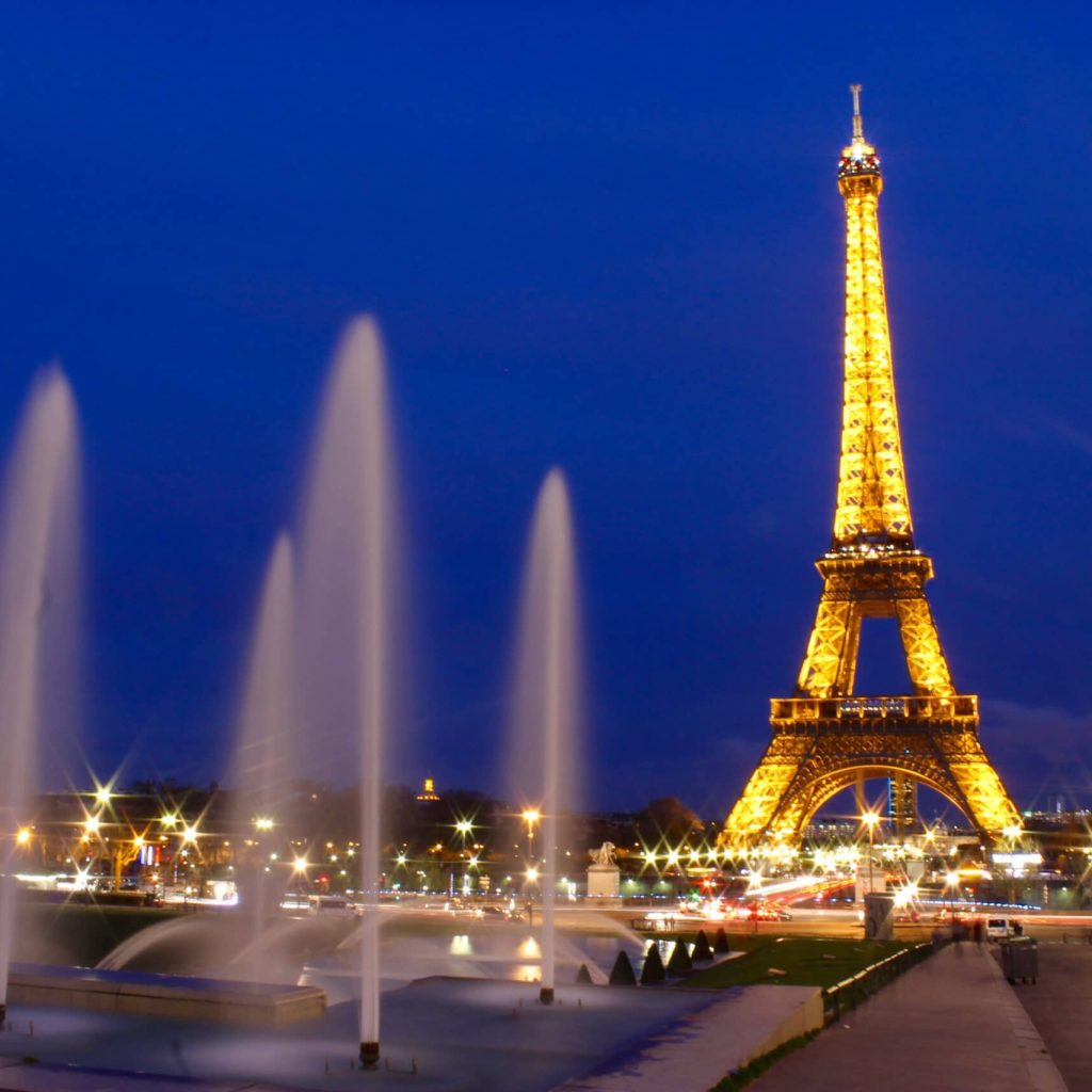 An image of the Eiffel Tower, one of the senior vacation spots in France.