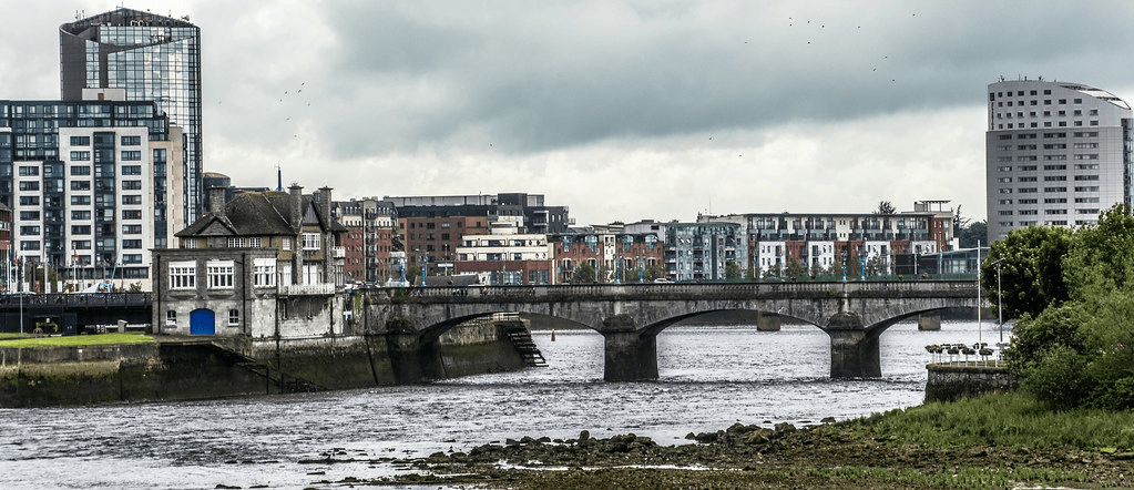 An image of the Limerick City center.