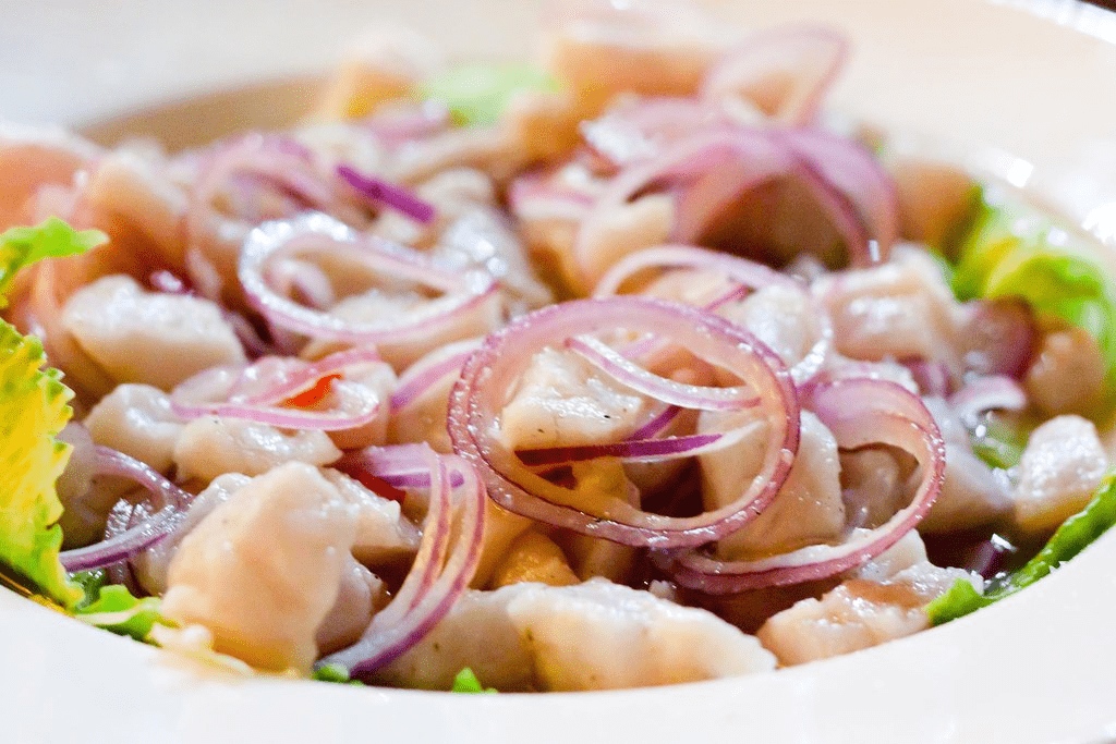 An image of Belize ceviche.