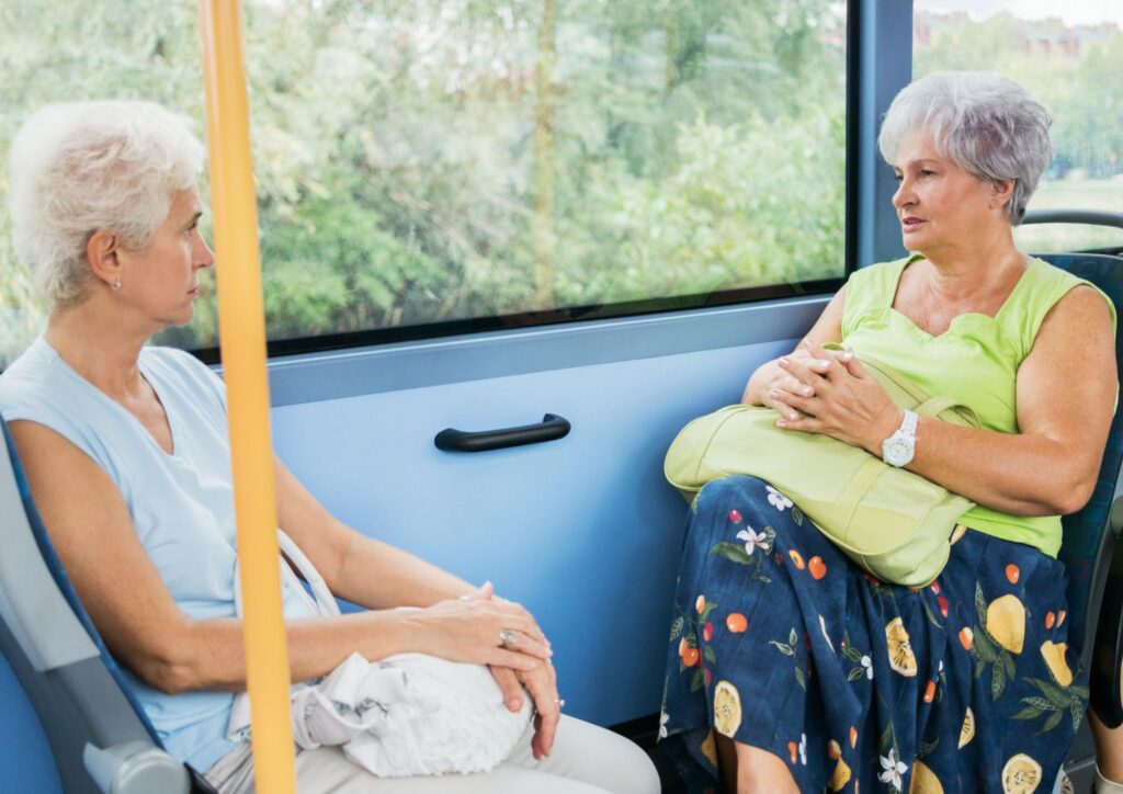 One advantage of online courses for seniors is avoiding the hassle of commuting.