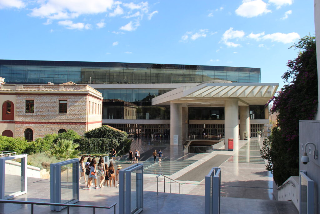 An image of Athen's acropolis museum.