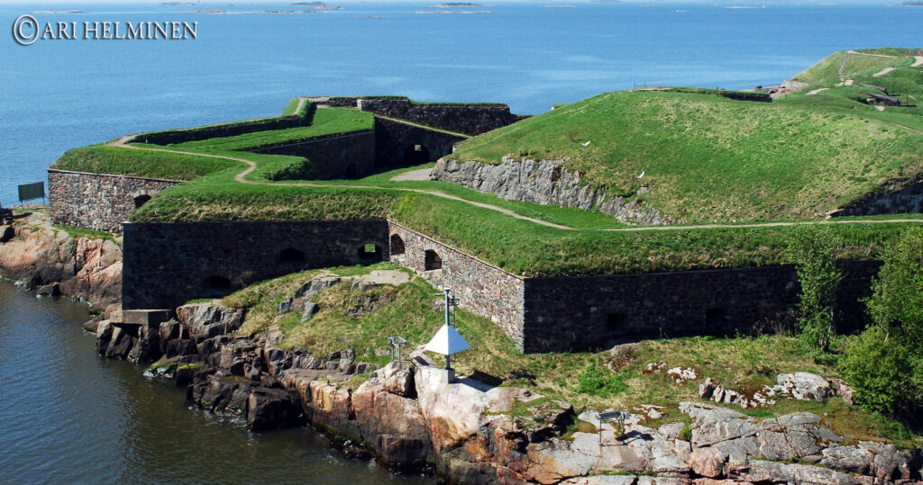 An image of the Suomenlinna Sea Fortress, one of many locations in senior travels to Helsinki. 