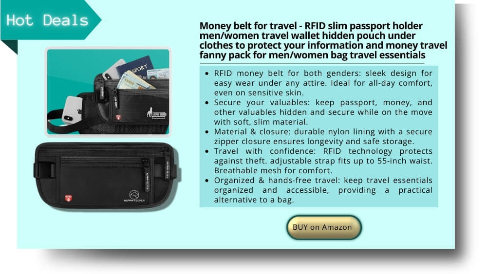belt bag for travel 