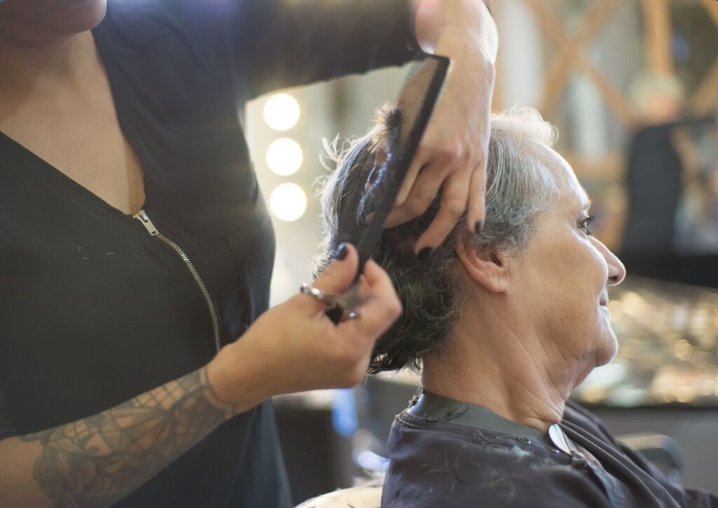 Choosing the right hairstyle for seniors involves considering the shape of their face.