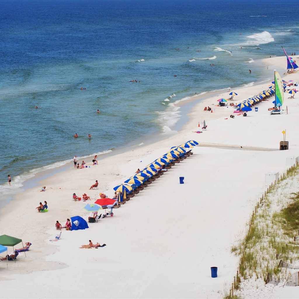 An image of a beach, one of exciting locations in senior vacations to panama city.