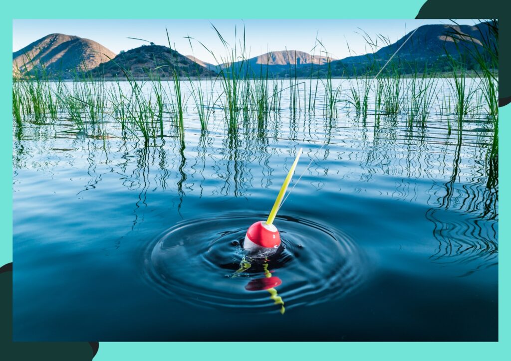 Colorful bobbers are better for seniors as they are more visible.