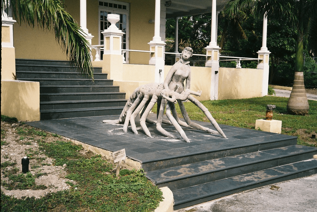 An image of a sculpture at The National Art Gallery of The Bahamas.