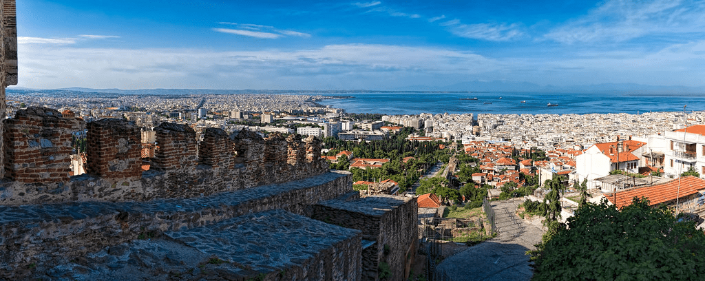 A panoramic view of Ano Poli. 