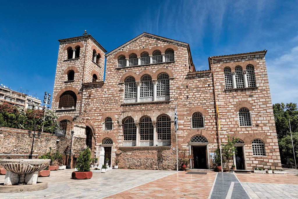 An image of the Agios Dimitrios Church. 