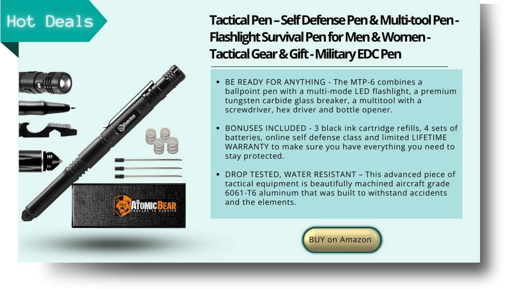 tactical pen self-defense pen and multi-tool pen flashlight survival pen for men and women