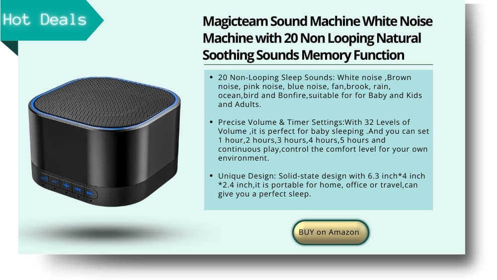 Magic team Sound Machine White Noise Machine