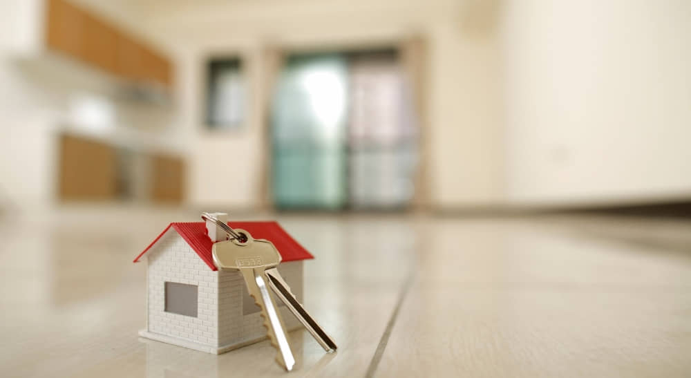 An image of house keys.