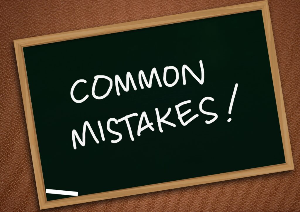Common will mistakes
