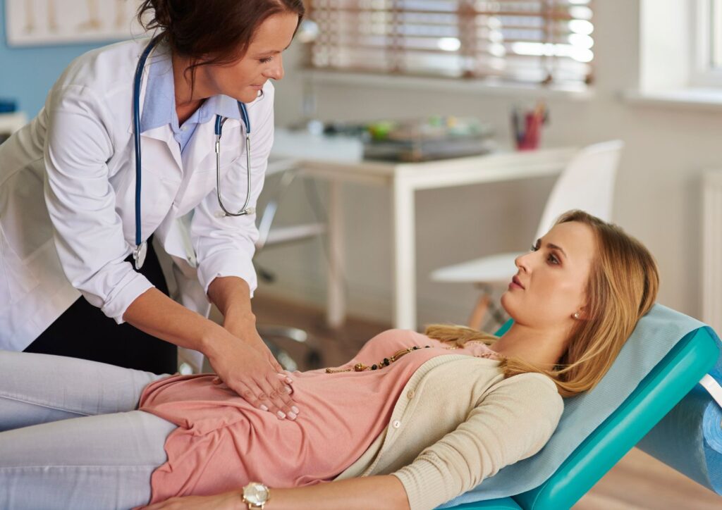 Woman Having a Check Up