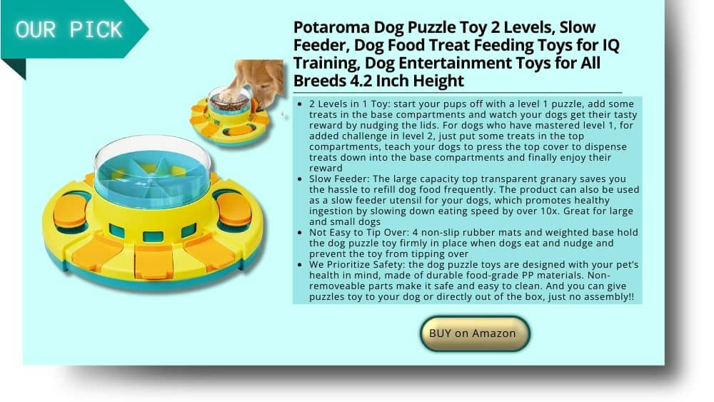Dog puzzle toy