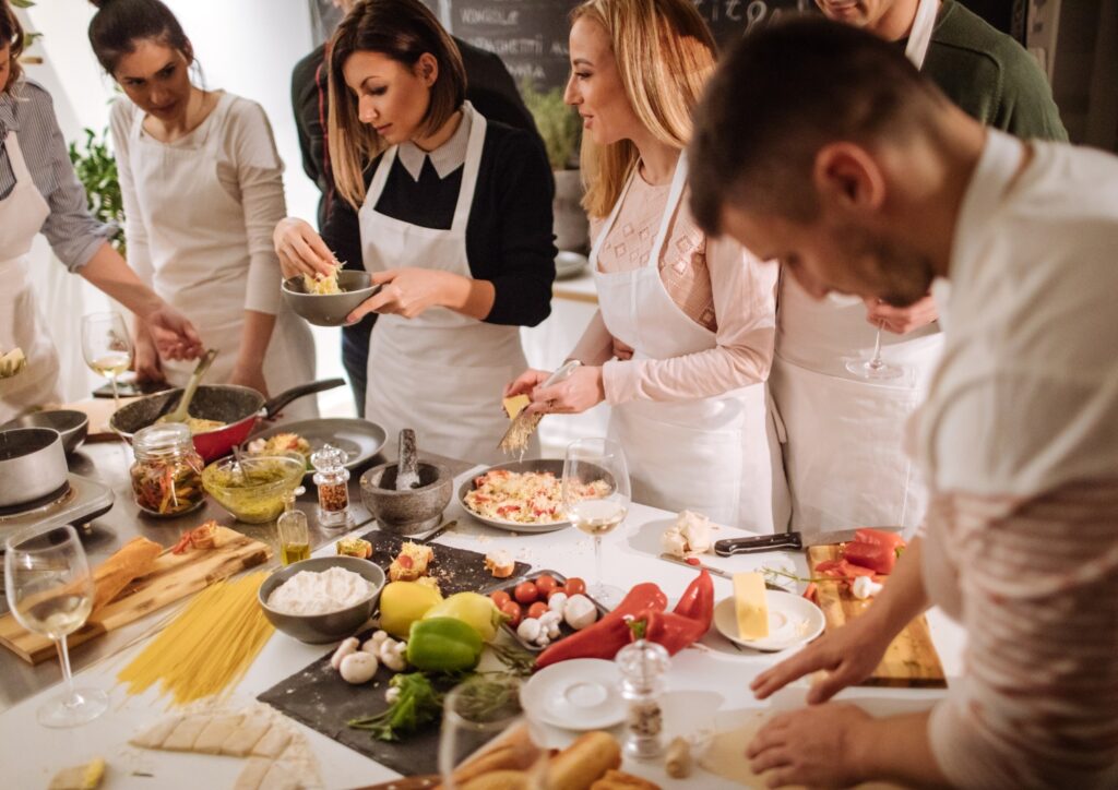 Creative plating and food preparation
