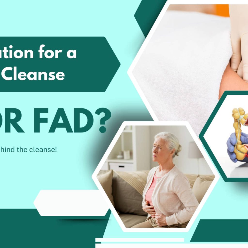 Colonic irrigation, or colon hydrotherapy, involves flushing the large intestine with water.