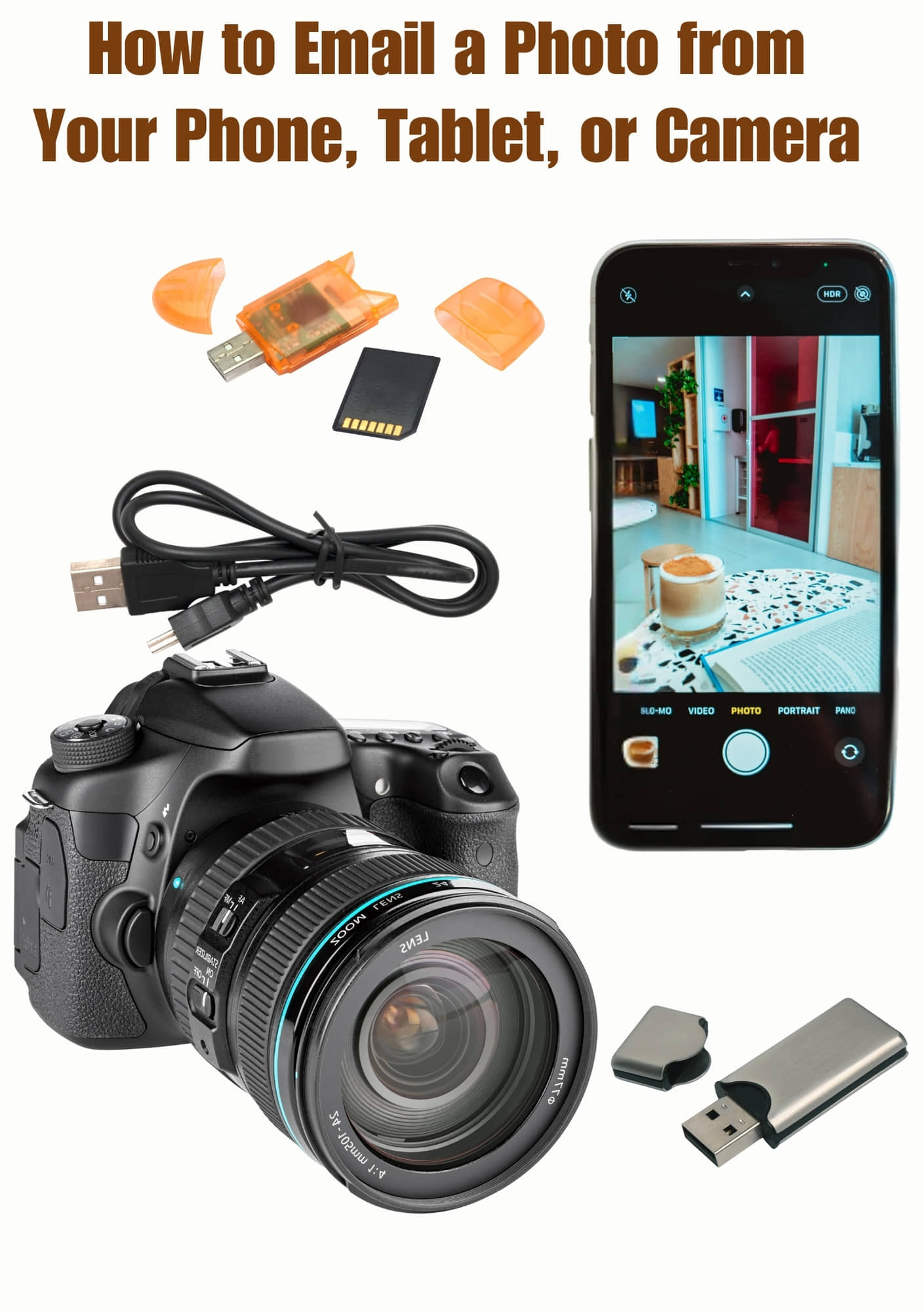 How to email photos from your phones